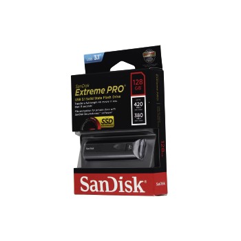 USB kľúč SanDisk Extreme Pro SSD, 128GB, USB 3.1 - rýchlosť 420/380MB/s (SDCZ880-128G-G46)