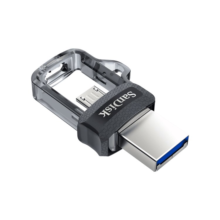 USB kľúč SanDisk Ultra Dual Drive m3.0, 64GB, USB 3.0 - rýchlosť 150MB/s (SDDD3-064G-G46)