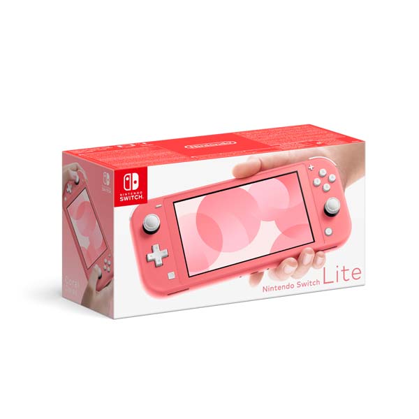 Nintendo Switch Lite, koralová