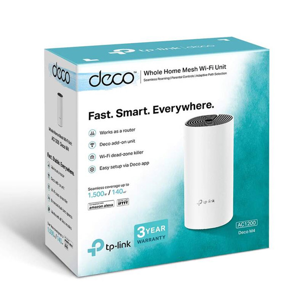 TP-Link AC1200 sieťový Wi-Fi systém pre celú domácnosť Deco E4 TP-Link AC1200 sieťový Wi-Fi systém pre celú domácnosť Deco E4