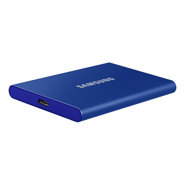 Samsung SSD disk T7, 1 TB, USB 3.2, modrá