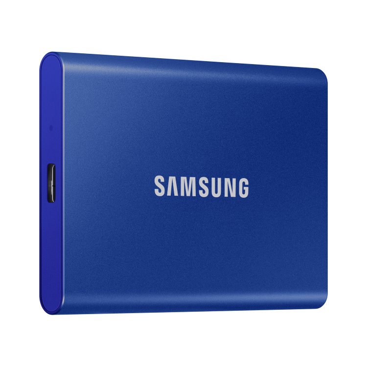 Samsung SSD disk T7, 1 TB, USB 3.2, modrá