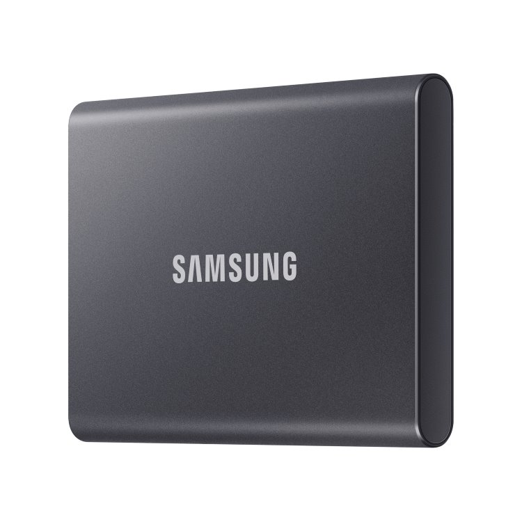 Samsung SSD disk T7, 1 TB, USB 3.2, sivá