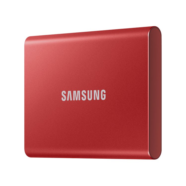 Samsung SSD T7, 2TB, USB 3.2, red