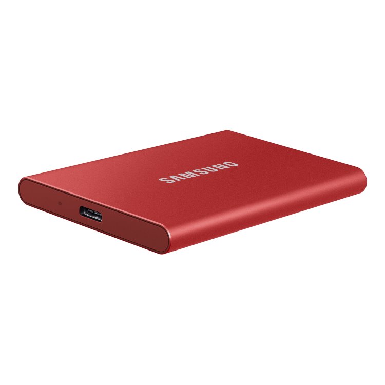 Samsung SSD T7, 500GB, USB 3.2, red