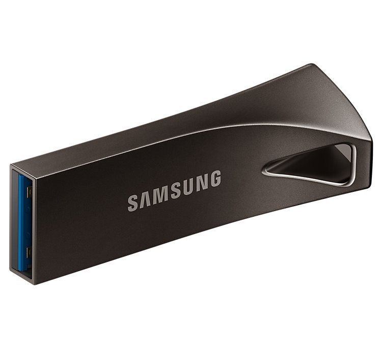 USB kľúč Samsung BAR Plus, 128 GB, USB 3.2 Gen 1, sivý