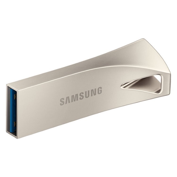 USB kľúč Samsung BAR Plus, 128 GB, USB 3.2 Gen 1, strieborný