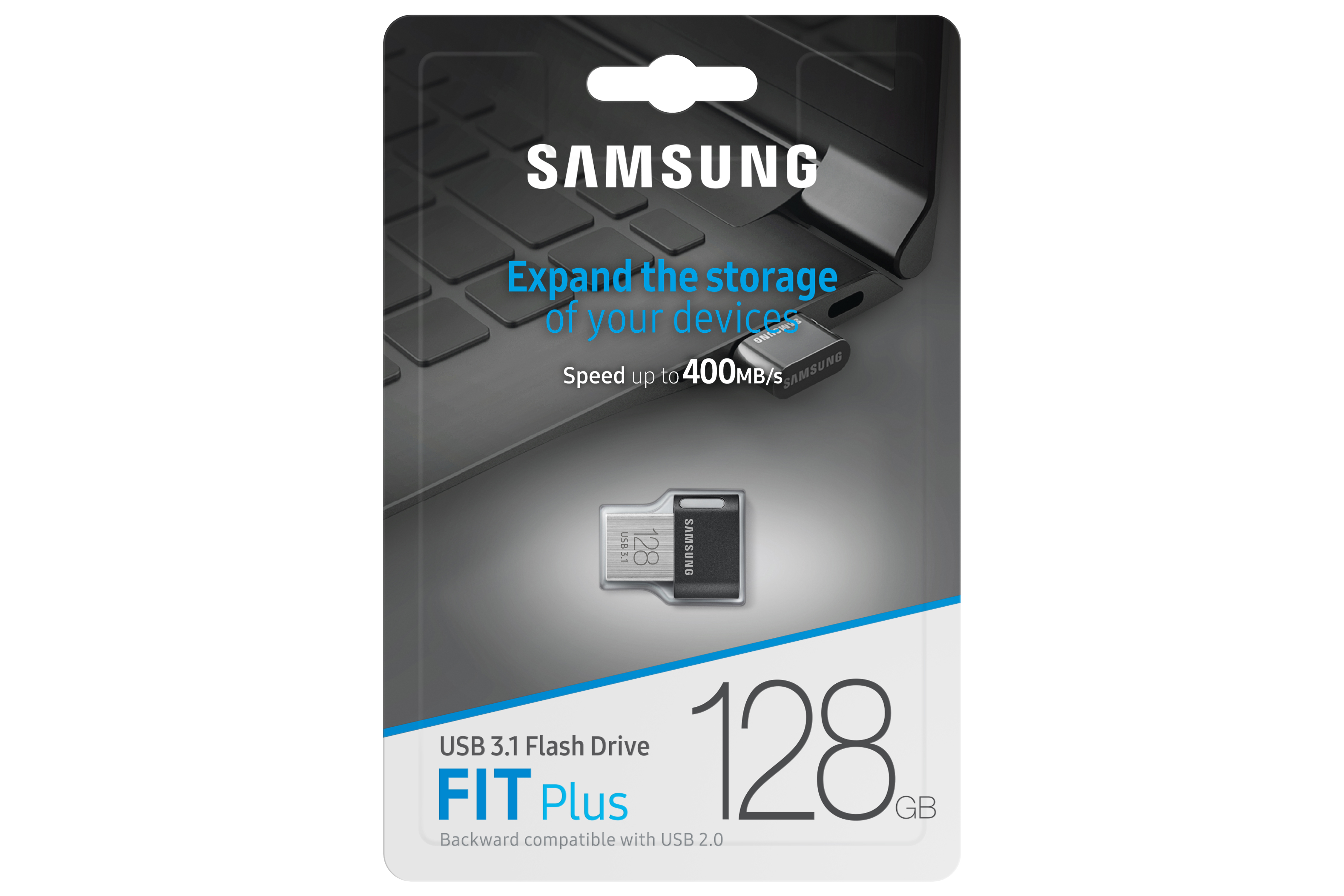USB kľúč Samsung FIT Plus, 128 GB, USB 3.2 Gen 1 USB kľúč Samsung FIT Plus, 128 GB, USB 3.2 Gen 1