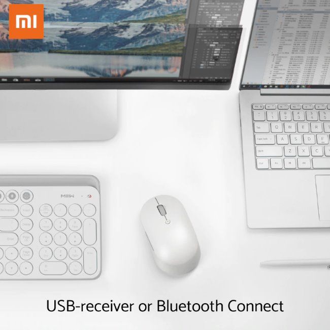 Xiaomi Dual Mode Wireless Mouse S biela