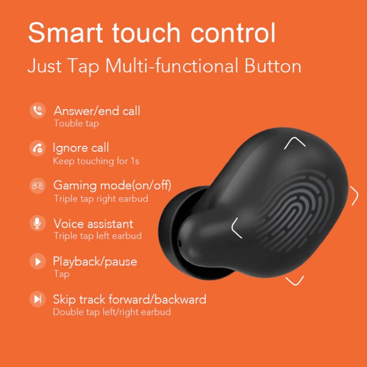 Xiaomi Haylou T15 TWS, Black Xiaomi Haylou T15 TWS, Black