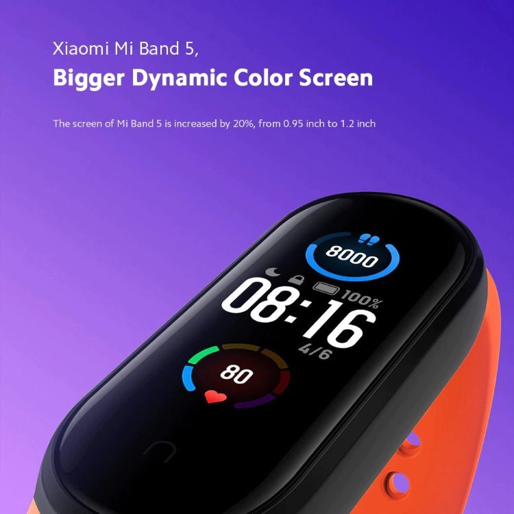 Xiaomi Mi Smart Band 5, Black Xiaomi Mi Smart Band 5, Black