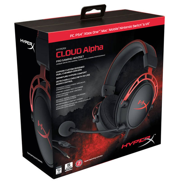 Herné slúchadlá Kingston HyperX Cloud Alpha Pro Gaming Headset