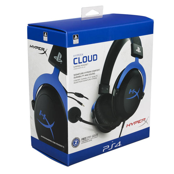 Herné slúchadlá Kingston HyperX Cloud pre PS4 Herné slúchadlá Kingston HyperX Cloud pre PS4
