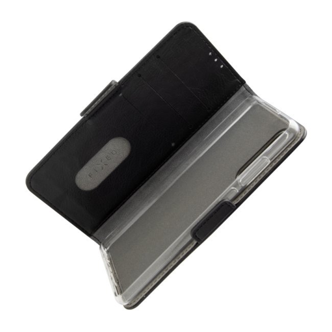 Knižkové puzdro Fixed Opus New edition pre Apple iPhone 12 Mini, čierna