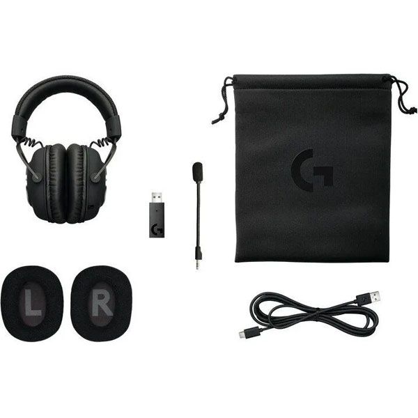 Logitech G PRO X LIGHTSPEED - bezdrôtové herné slúchadlá - čierne