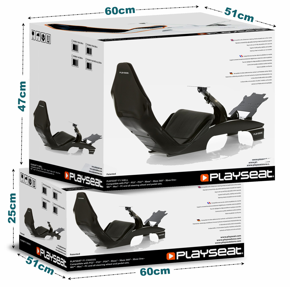 Závodné kreslo Playseat F1, black