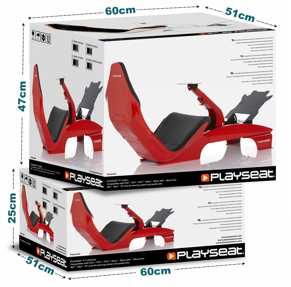 Závodné kreslo Playseat F1, red