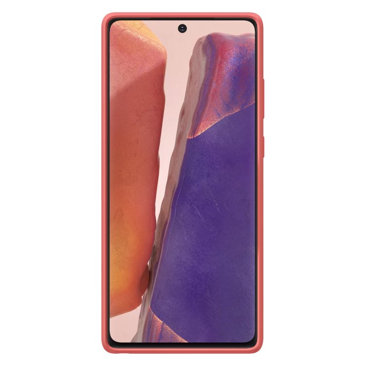 Zadný kryt Kvadrat Cover pre Samsung Galaxy Note 20 - N980F, červená (EF-XN980FRE)