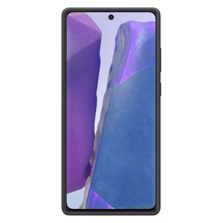 Puzdro Silicone Cover pre Galaxy Note 20, black Puzdro Silicone Cover pre Galaxy Note 20, black
