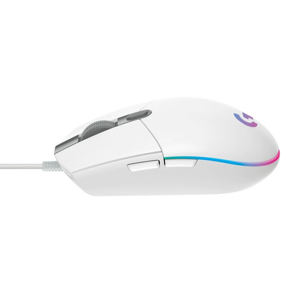 Herná myš Logitech G102 Lightsync Gaming Mouse, biela