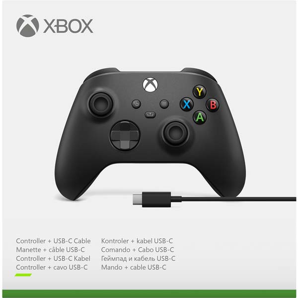 Microsoft Xbox Wired Controller, carbon black