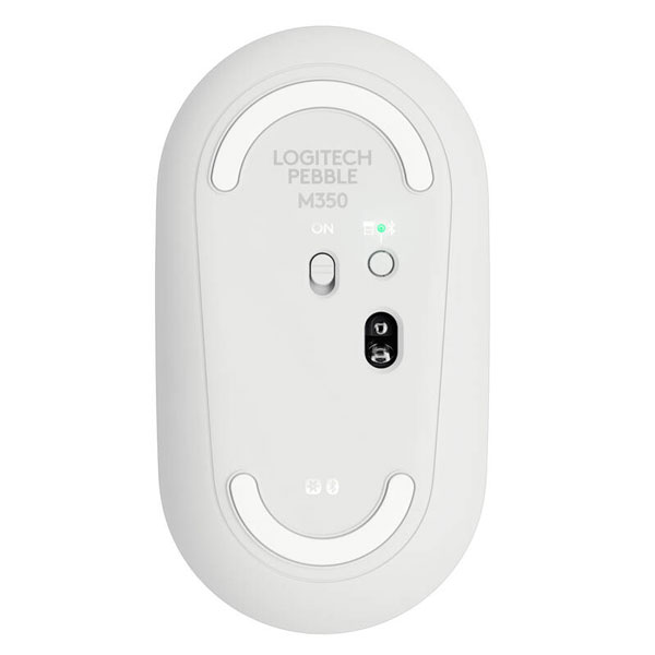 Myš Logitech M350 Pebble Wireless Mouse, biela