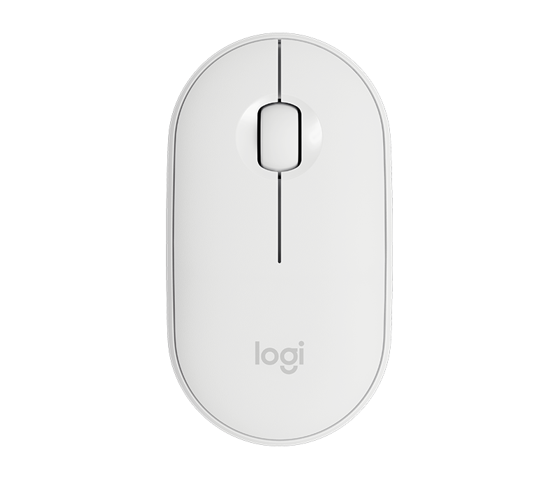 Myš Logitech M350 Pebble Wireless Mouse, biela