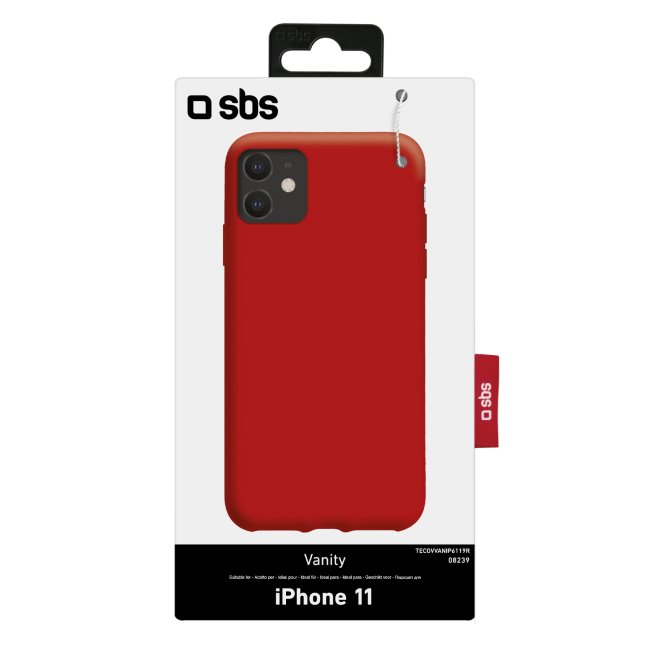 Zadný kryt SBS Vanity pre Apple iPhone 11, červená