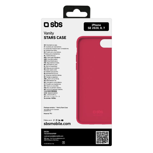 Puzdro SBS Vanity Cover pre Apple iPhone SE/8/7, ružové Puzdro SBS Vanity Cover pre Apple iPhone SE/8/7, ružové