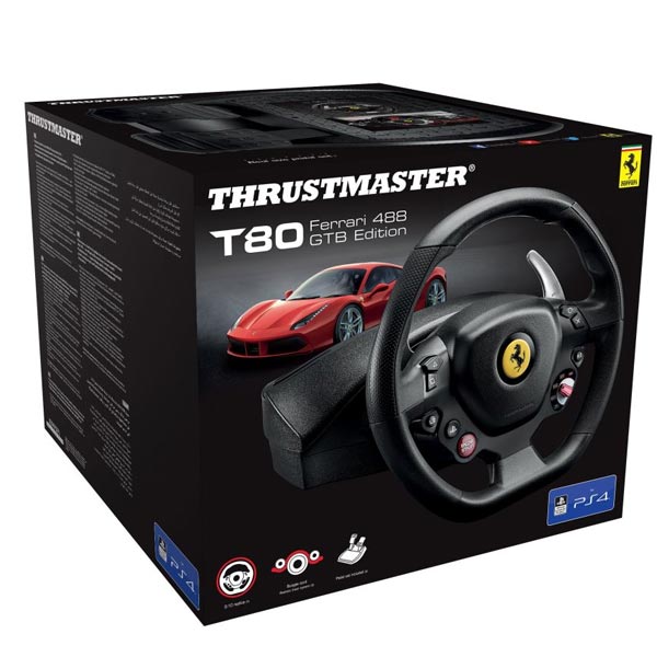 Závodný volant Thrustmaster T80 Ferrari 488 (GTB Edition)