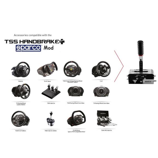 Ručná brzda Thrustmaster TSS Handbrake Sparco Mod+ Ručná brzda Thrustmaster TSS Handbrake Sparco Mod+