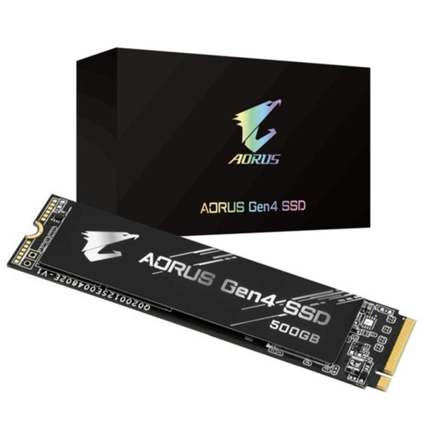 Gigabyte AORUS NVMe 1.3 Gen 4 SSD 500 GB, m.2, (5000 MB/s, 2500 MB/s) Gigabyte AORUS NVMe 1.3 Gen 4 SSD 500 GB, m.2, (5000 MB/s, 2500 MB/s)