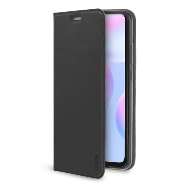 Knižkové puzdro SBS Book Wallet Lite pre Xiaomi Redmi 9A/9AT, čierna