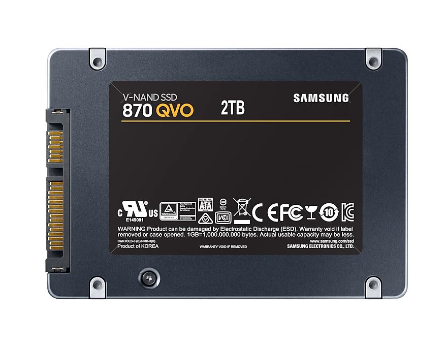 Samsung SSD 870 QVO, 2TB, SATA III 2.5"