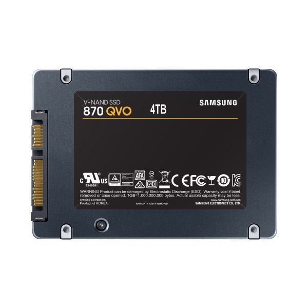 Samsung SSD disk 870 QVO, 4 TB, SATA III 2,5" Samsung SSD disk 870 QVO, 4 TB, SATA III 2,5"