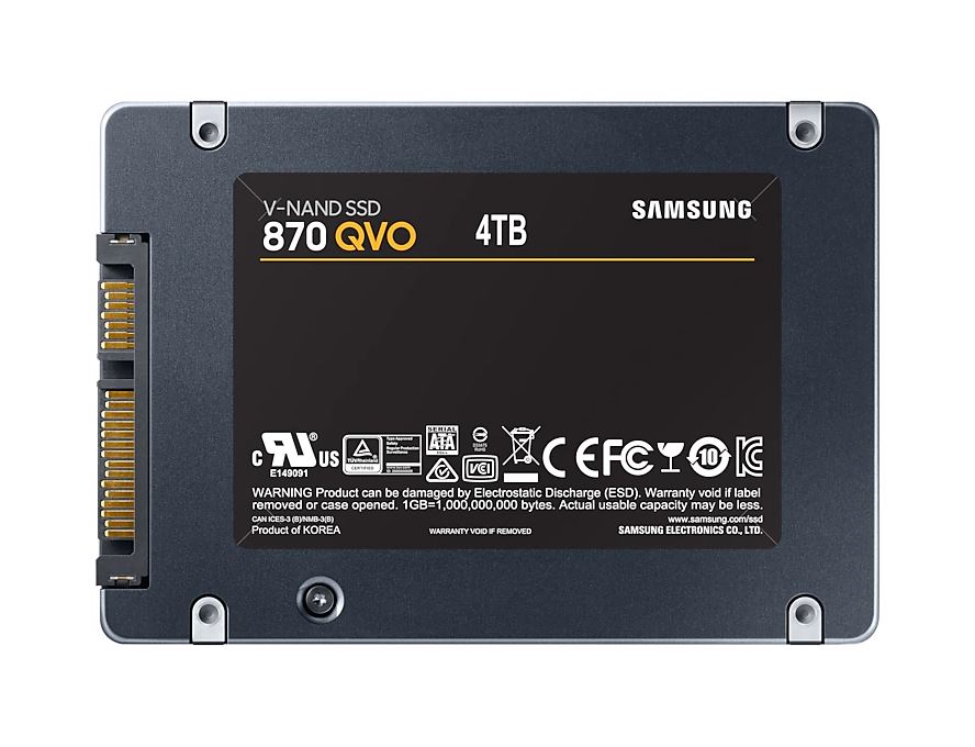 Samsung SSD disk 870 QVO, 4 TB, SATA III 2,5"