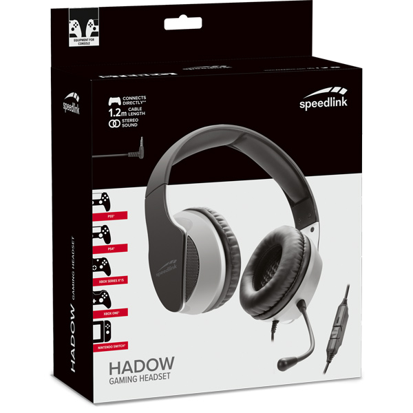 Speedlink Hadow Gaming Headset for PS5/PS4/Xbox Series X a Nintendo Switch, black Speedlink Hadow Gaming Headset for PS5/PS4/Xbox Series X a Nintendo Switch, black