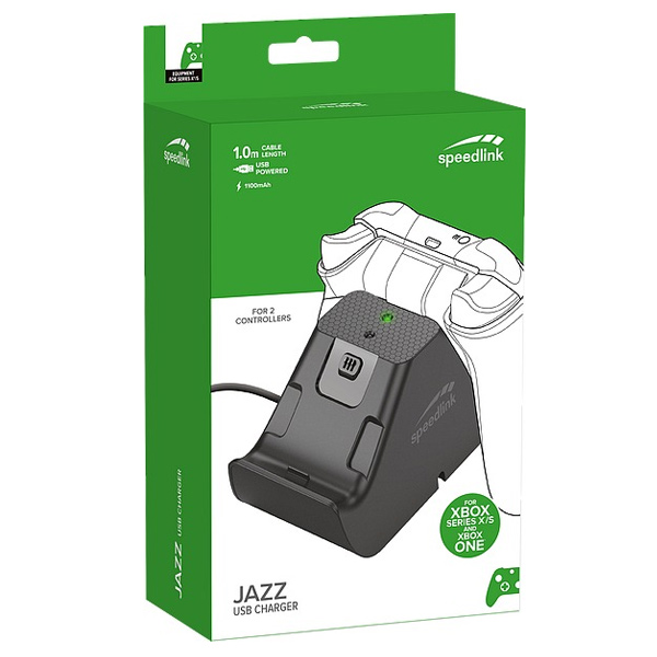 Speedlink Jazz USB Charger for Xbox Series X, Xbox One, black