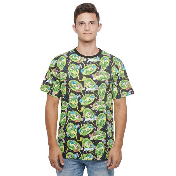Tričko Rick and Morty Pattern S (Good Loot)