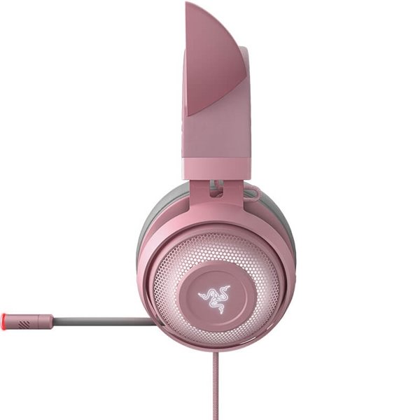 Herné slúchadlá Razer Kraken Kitty ružové