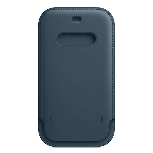 Apple iPhone 12 | 12 Pro Leather Sleeve with MagSafe, baltic blue Apple iPhone 12 | 12 Pro Leather Sleeve with MagSafe, baltic blue