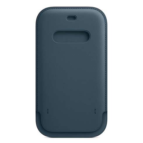 Apple iPhone 12 | 12 Pro Leather Sleeve with MagSafe, baltic blue