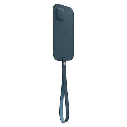 Apple iPhone 12 | 12 Pro Leather Sleeve with MagSafe, baltic blue Apple iPhone 12 | 12 Pro Leather Sleeve with MagSafe, baltic blue