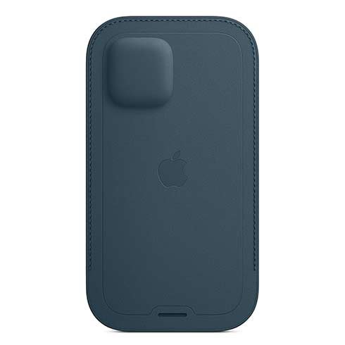 Apple iPhone 12 | 12 Pro Leather Sleeve with MagSafe, baltic blue