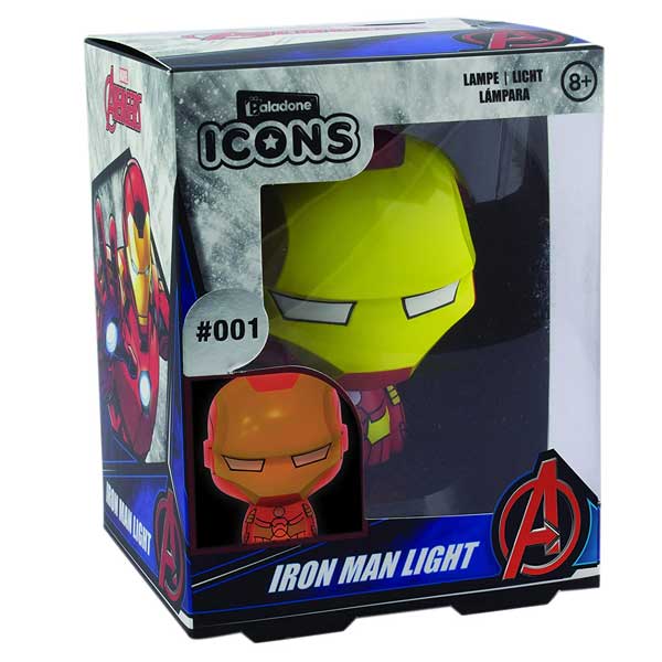 Lampa Icon Light Iron Man (Marvel)