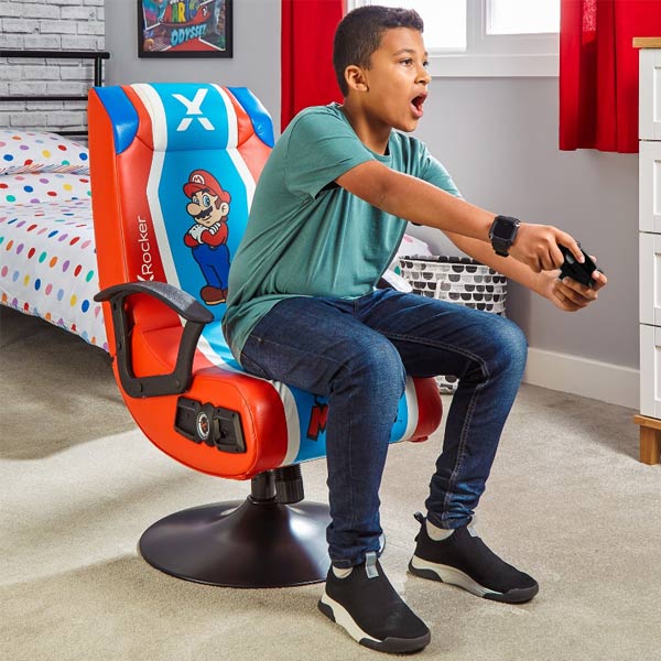 X Rocker - Nintendo herné kreslo Mario - audio
