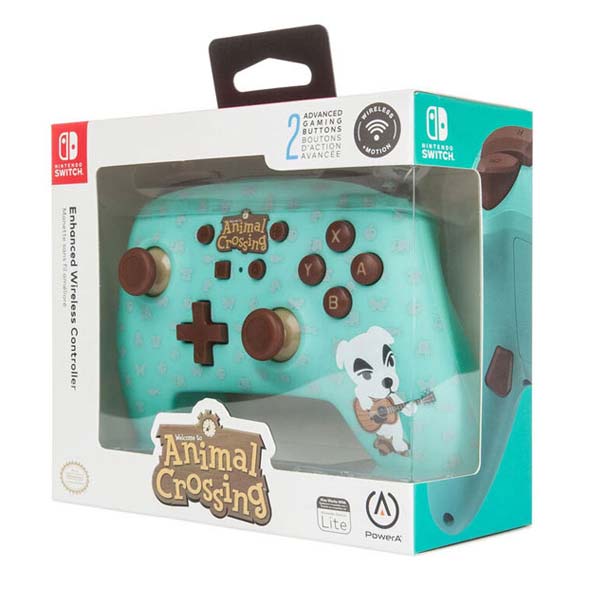 Bezdrôtový ovládač PowerA Enhanced pre Nintendo Switch, Animal Crossing K.K. Slider