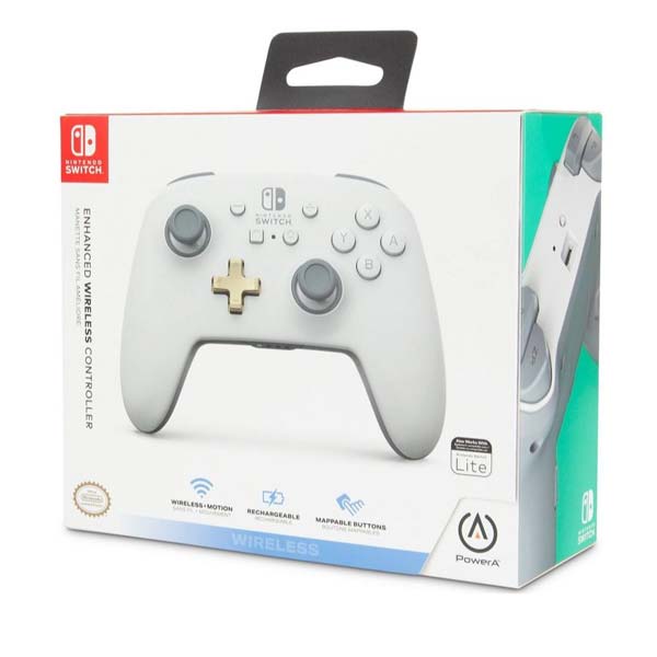 Bezdrôtový ovládač PowerA Enhanced pre Nintendo Switch, White