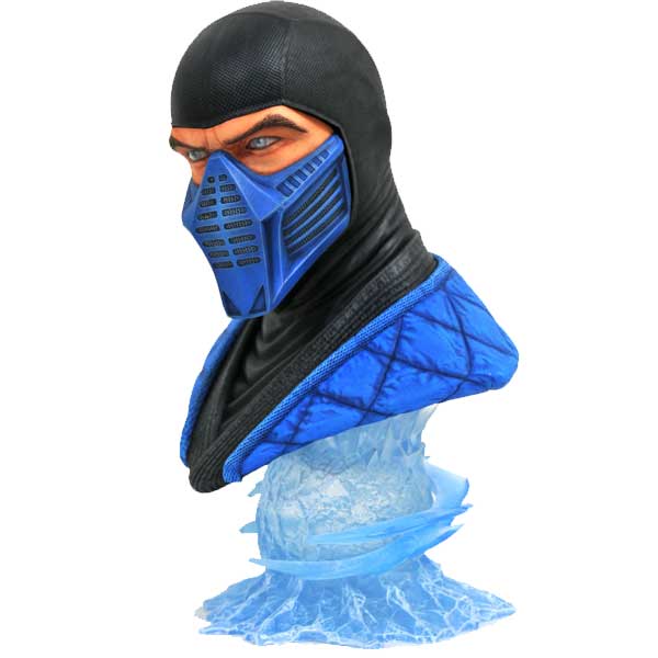 Busta Legends in 3D Video Game Mortal Kombat Sub Zero 1/2 Scale Bust