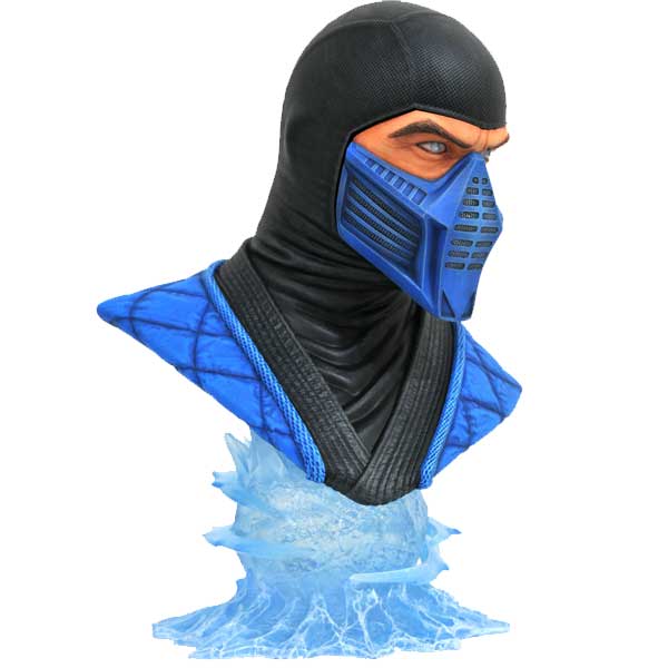 Busta Legends in 3D Video Game Mortal Kombat Sub Zero 1/2 Scale Bust